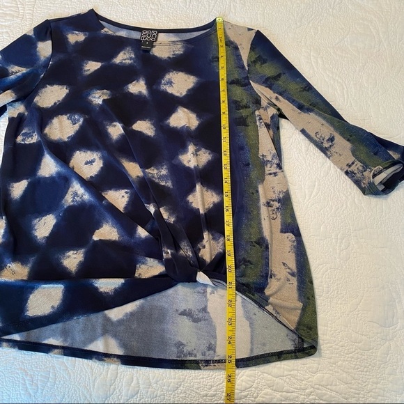 Clara Sun Woo Knot Front Bell Sleeve Top - S - Picture 8 of 10